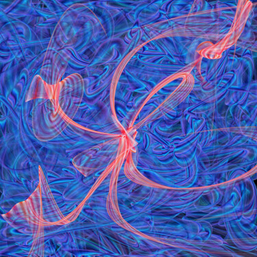 Digitale Kunst getiteld "Désiraddictiftrigon…" door Lotus20artabstrait, Origineel Kunstwerk, Digitaal Schilderwerk