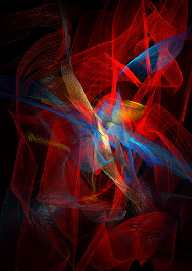 Digital Arts titled "Nonobstant Facétie…" by Lotus20artabstrait, Original Artwork, Digital Painting