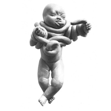 Sculpture intitulée "La langue maternelle" par Lou Perdu, Œuvre d'art originale, Autre