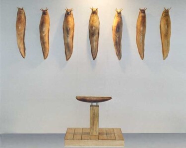 Instalação intitulada "L'Amatrice de limac…" por Lou Perdu, Obras de arte originais