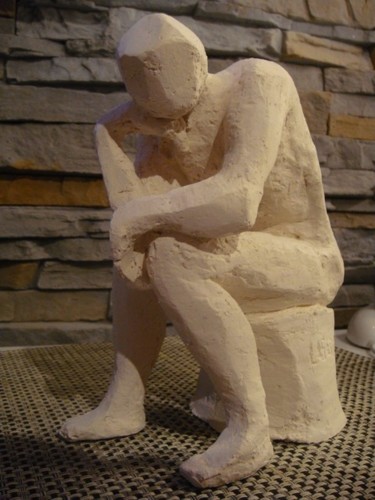 Sculpture titled "nonchalance" by Sandrine Lascols, Original Artwork