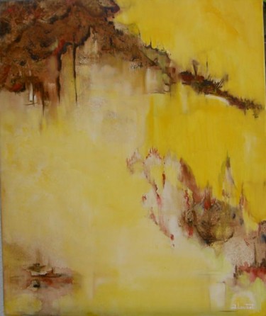 Peinture intitulée "Ombre et Lumière" par Arlette Loubet, Œuvre d'art originale, Huile