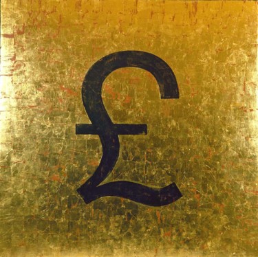 Peinture intitulée "pound-2003.jpg" par Luciana, Œuvre d'art originale, Tempera