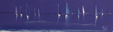 Peinture intitulée "Horizon" par Michel, Œuvre d'art originale, Acrylique