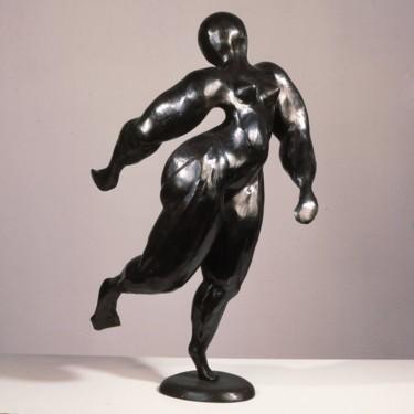 Sculpture titled "FEMME OLYMPIENNE" by Louis Brachet, Original Artwork, Metals