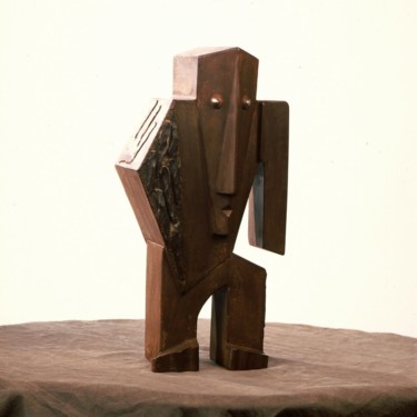Sculpture intitulée "LE MANCHOT" par Louis Brachet, Œuvre d'art originale, Métaux