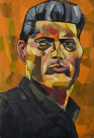 Mike Peinture intitulée "Mike" par Louis Carcassonne, Œuvre d'art originale, Huile
