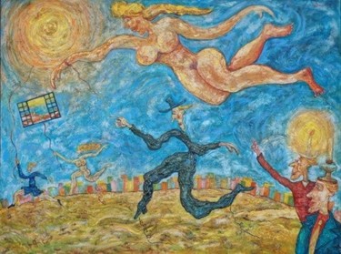 Peinture intitulée "A chacun son rêve" par Louis Chabaud, Œuvre d'art originale