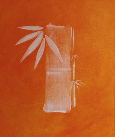 Pintura titulada "Bambou" por Louis Garcia, Obra de arte original, Acrílico Montado en Bastidor de camilla de madera