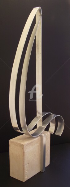 Sculpture titled "3V" by Louis Georges Gaume, Original Artwork, Aluminium