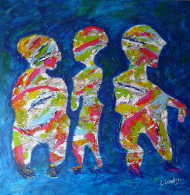 Schilderij getiteld "p1010004.jpg   Une…" door Louis Lambry, Origineel Kunstwerk, Acryl