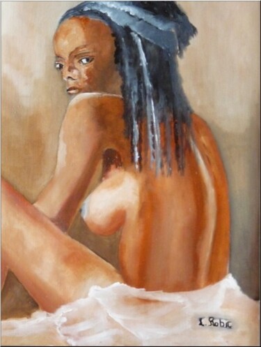 Peinture intitulée "Olivia" par Louis Roblo, Œuvre d'art originale, Huile