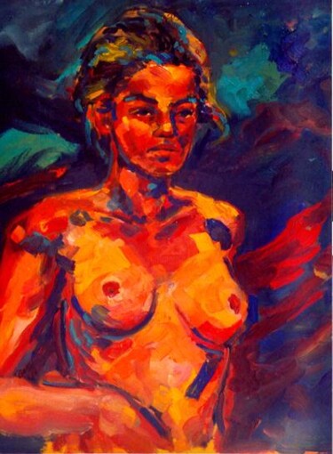 Painting titled "EMILIE FAUVE (ARTPR…" by Louis Runemberg, Original Artwork