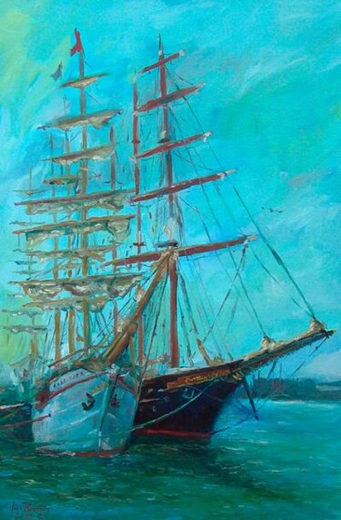 Pittura intitolato "EUROPA ARMADA DE RO…" da Louis Runemberg, Opera d'arte originale