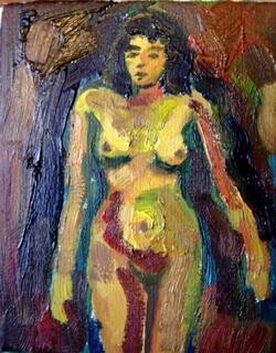 Painting titled "LA BRUNE (ARTPRICE,…" by Louis Runemberg, Original Artwork