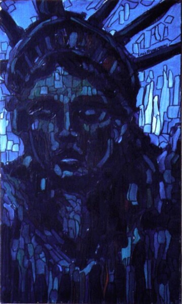 Painting titled "LA LIBERTE (ARTPRIC…" by Louis Runemberg, Original Artwork