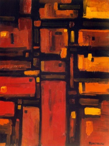 Painting titled "COMPOSITION MUSICAL…" by Louis Runemberg, Original Artwork