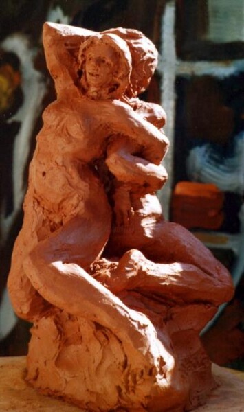 Скульптура под названием "UNION HOMME ET FEMM…" - Louis Runemberg, Подлинное произведение искусства