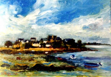 Painting titled "SAINT CADO BRETAGNE…" by Louis Runemberg, Original Artwork