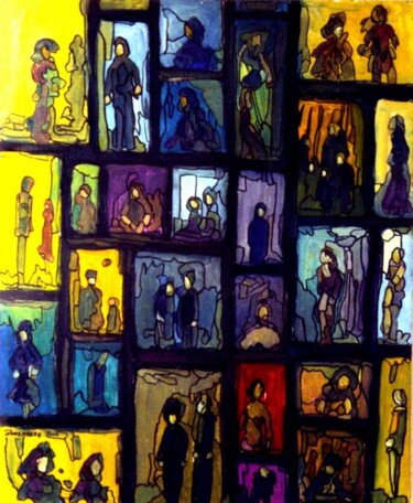 Картина под названием "WINDOWS 2 (ARTPRICE…" - Louis Runemberg, Подлинное произведение искусства