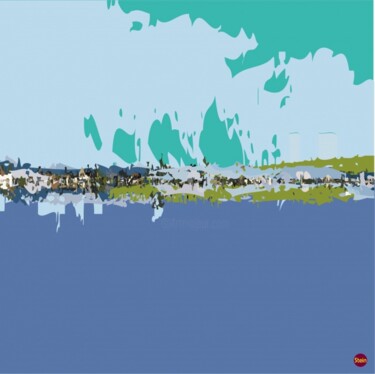 Digital Arts titled "Groeland" by Louis Stein, Original Artwork, Digital Painting