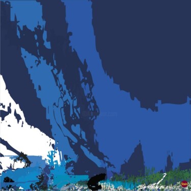 Digital Arts titled "Mont-Blanc" by Louis Stein, Original Artwork, Digital Painting