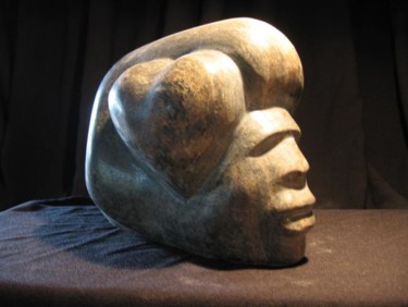 Sculpture intitulée "A coeur ouvert" par Louis Crépeau, Œuvre d'art originale, Plastique