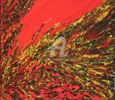 Painting titled "Explosion de couleu…" by Louise Bressange, Original Artwork, Acrylic