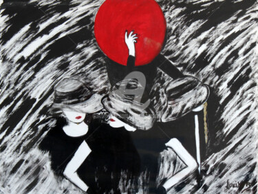 Malarstwo zatytułowany „une-histoire-de-cha…” autorstwa Louise Bressange, Oryginalna praca, Akryl