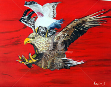 Painting titled "co-voiturage-dans-l…" by Louise Bressange, Original Artwork, Oil