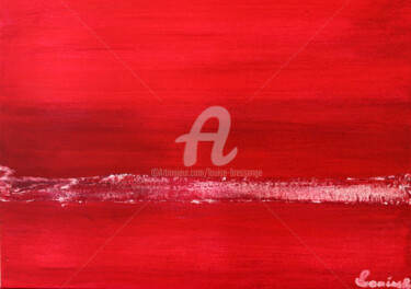 Peinture intitulée "mysteres-en-rouge.j…" par Louise Bressange, Œuvre d'art originale