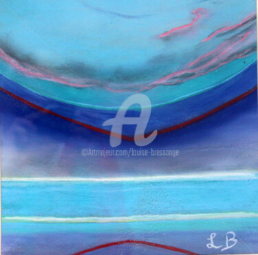 Peinture intitulée "entre-ciel-et-mer.j…" par Louise Bressange, Œuvre d'art originale, Pastel