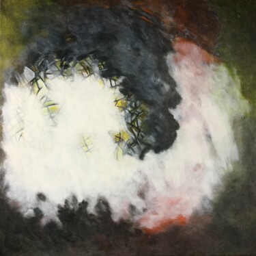Картина под названием "De guerre lâche" - Louise Mauger, Подлинное произведение искусства, Акрил Установлен на Деревянная ра…