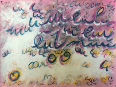Painting titled "O lulu mu" by Louise Mauger, Original Artwork, Acrylic