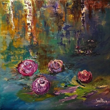Painting titled "RÉVEILLEZ-VOUS, LE…" by Louise Sultan, Original Artwork, Acrylic Mounted on Wood Stretcher frame