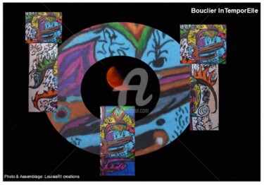 Arts numériques intitulée "Bouclier-Intemporel…" par Louisiart, Œuvre d'art originale