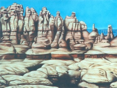 Painting titled "The Needles" by Louis Pirro, Original Artwork