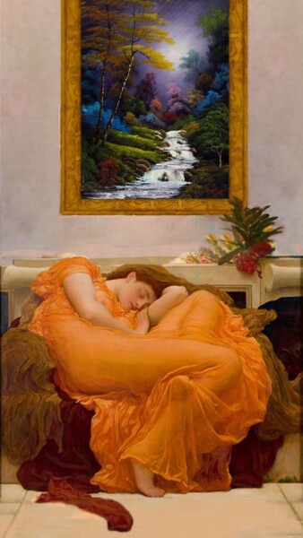 Digital Arts με τίτλο "Frederick Leighton-…" από Louka Hamid, Αυθεντικά έργα τέχνης, 3D Μοντελοποίηση