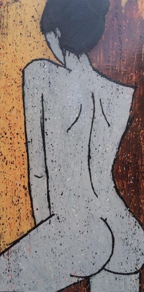 Schilderij getiteld "Carmelita" door Loup Pélissier, Origineel Kunstwerk, Graffiti
