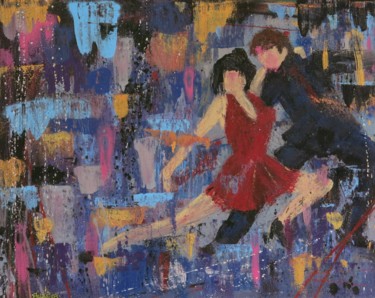 Peinture intitulée "Tango Argentino" par Loup Pélissier, Œuvre d'art originale, Bombe aérosol