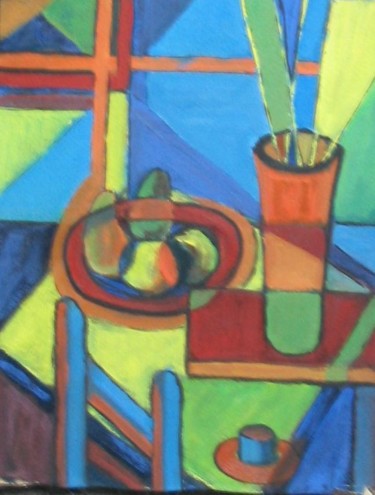 Peinture intitulée "Abstraction 3" par Lou Streel, Œuvre d'art originale, Huile