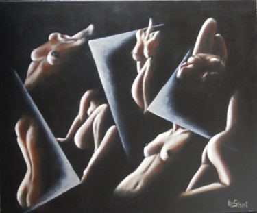 Pintura intitulada "Luisances." por Lou Streel, Obras de arte originais, Óleo