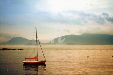 「Lonely Boat」というタイトルの写真撮影 Lou Zucchiによって, オリジナルのアートワーク