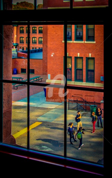摄影 标题为“School Yard” 由Lou Zucchi, 原创艺术品