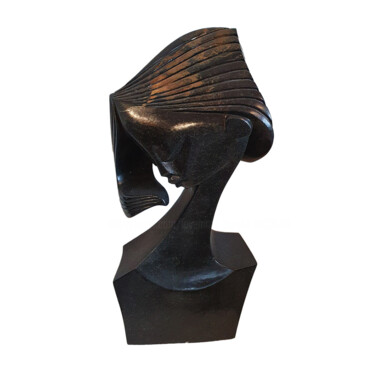 Sculpture intitulée "Lady" par Lovemore Bonjisi, Œuvre d'art originale, Pierre