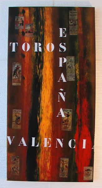 Peinture intitulée "toros 3" par Loyd, Œuvre d'art originale