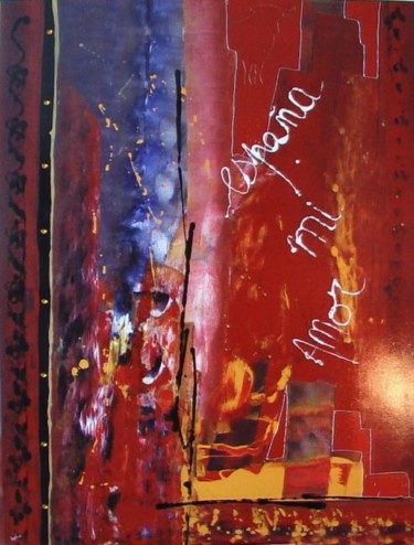 Peinture intitulée "España mi Amor 2" par Loyd, Œuvre d'art originale