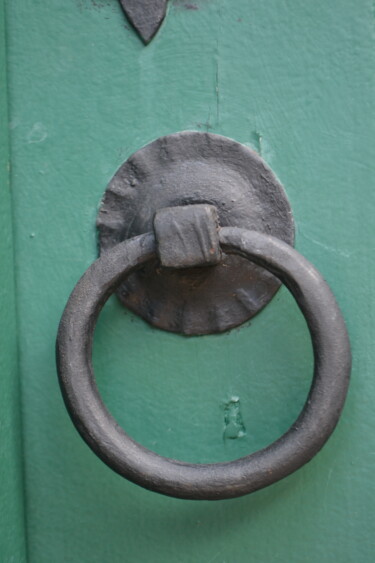 Fotografía titulada "Door Knocker Ouro P…" por Luiz Pantaleão (Panta), Obra de arte original, Fotografía no manipulada