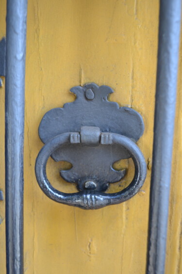 Photography titled "Door Knocker Ouro P…" by Luiz Pantaleão (Panta), Original Artwork, Non Manipulated Photography