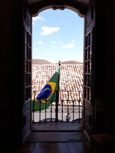 Photography titled "Window With a brazi…" by Luiz Pantaleão (Panta), Original Artwork, Non Manipulated Photography